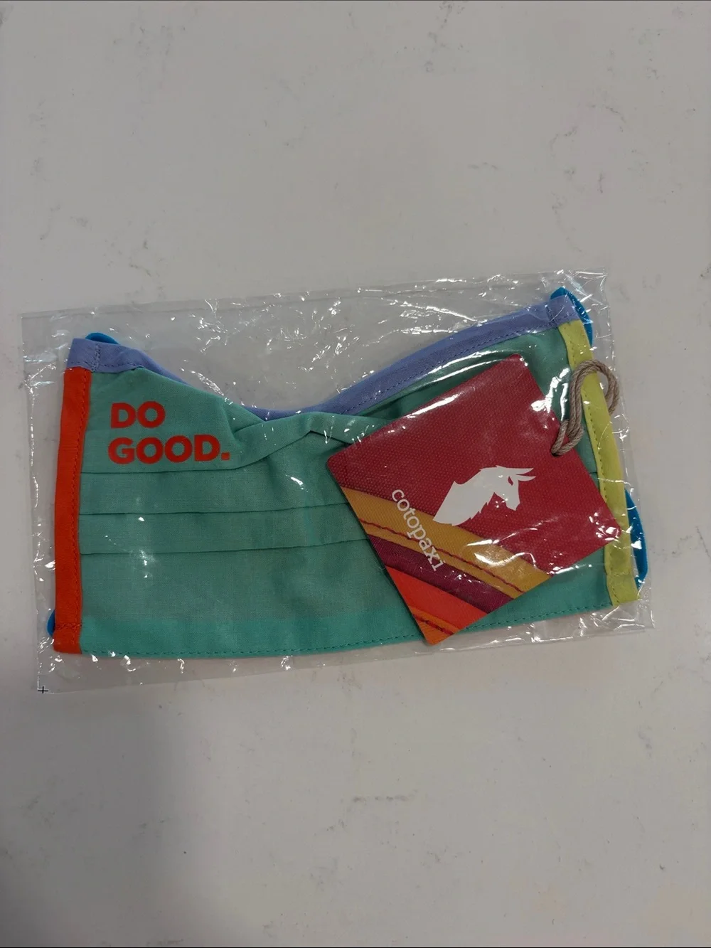 Cotopaxi Unisex Face Mask in Agave with multicolor NWT sealed